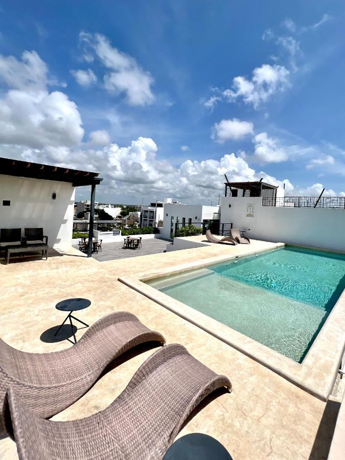 Paradise Apt Steps 5Thav & Beach Playa del Carmen Exteriör bild