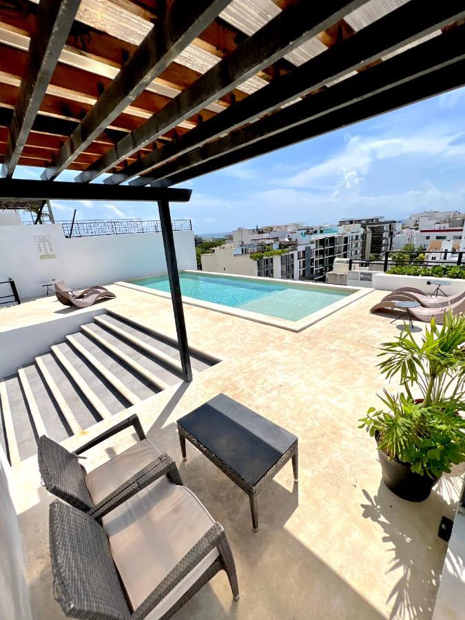 Paradise Apt Steps 5Thav & Beach Playa del Carmen Exteriör bild