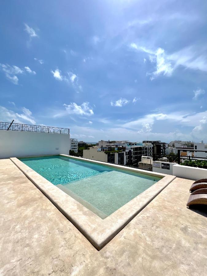 Paradise Apt Steps 5Thav & Beach Playa del Carmen Exteriör bild